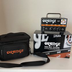 Orange Micro Dark Amp With Carry Bag