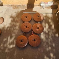 80 Pounds Worth Of Weights For 50$ FIRM