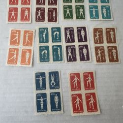 1955 People’s Republic Of China  Radio Blocks Of 4 Mint Sets Of Stamps 