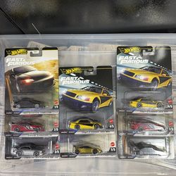 Hot wheels  FAST N FURIOUS SET