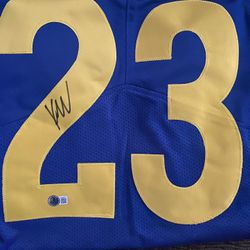 Kyren Williams Signed Custom Jersey