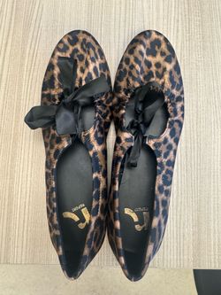 Leopard ballet flats- size 9