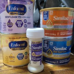 Enfamil & Similac Baby formula