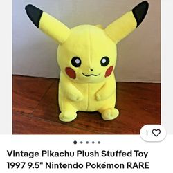 Pokemon Plush Vintage Doll