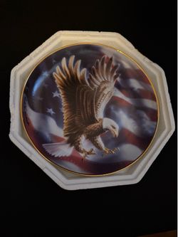 The American Eagle CollectorPlate Mint Heirloom Ronald Van
