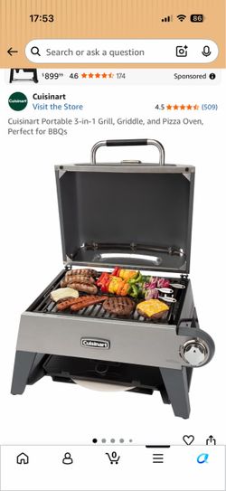 Cruise art Gas Pizza Oven on Stainless Steel Cart