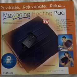 New massaging heating pad Never Used New As Seen On Tv 