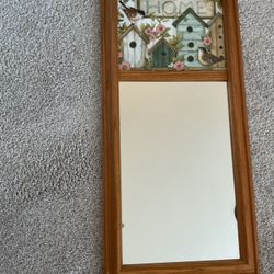 Wooden Framed Mirror