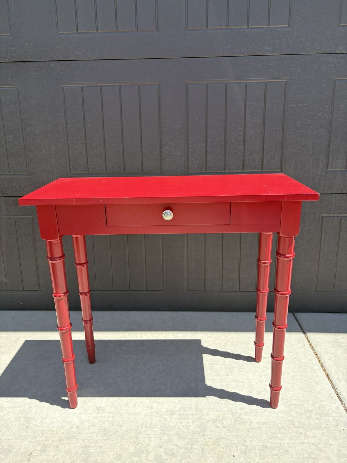 Red Side Table