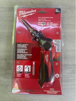 Milwaukee M12 12-Volt Lithium-Ion Cordless Soldering Iron (Tool-Only)
