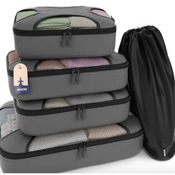 5 Piece Packing Cubes Set New!