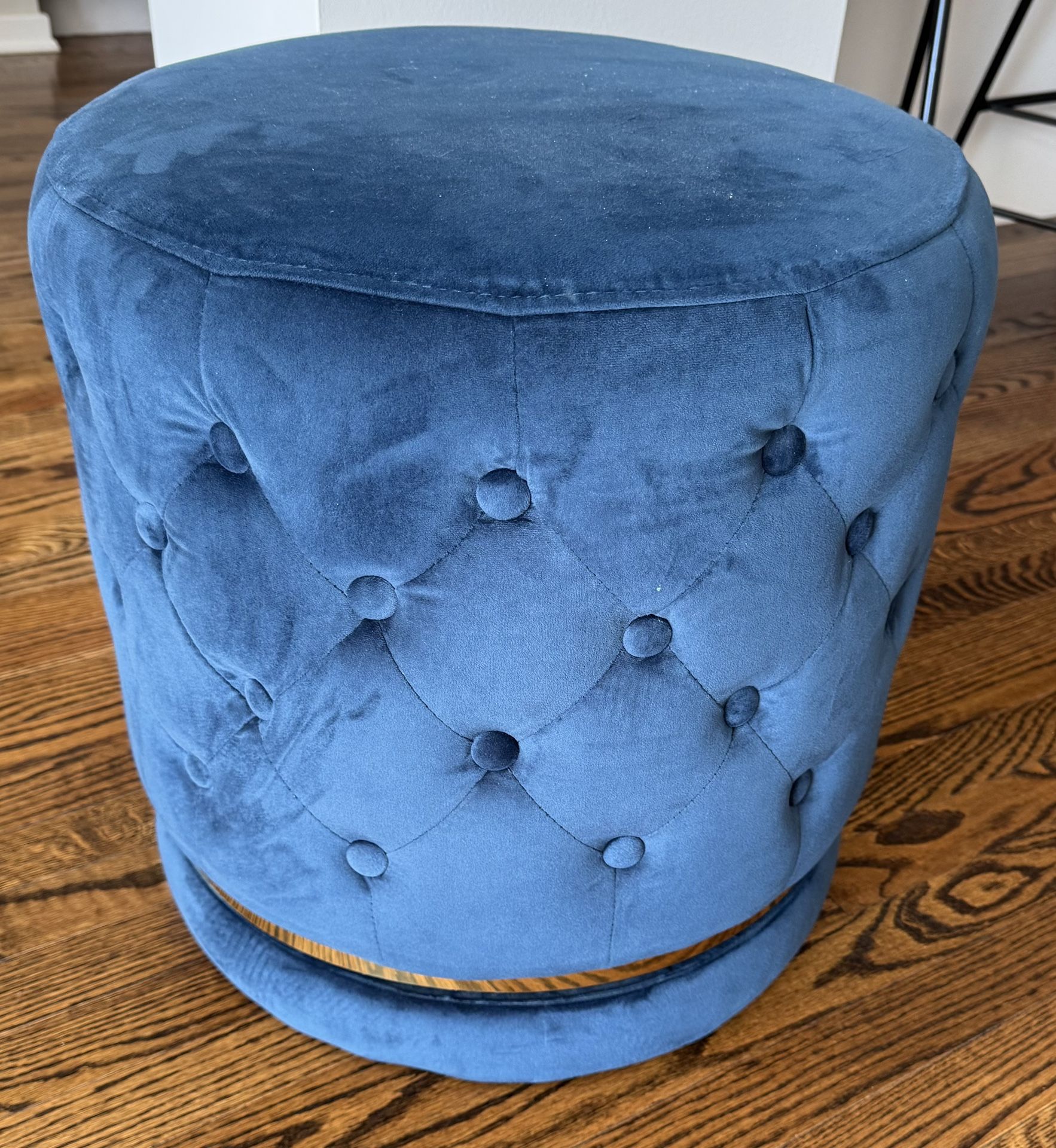 Blue Ottoman