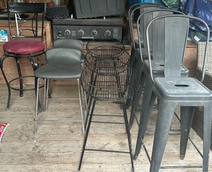 Bar Stools & Chairs – $20 Each