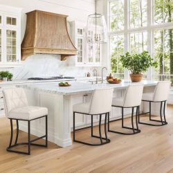 Beige Barstool Set Of 4