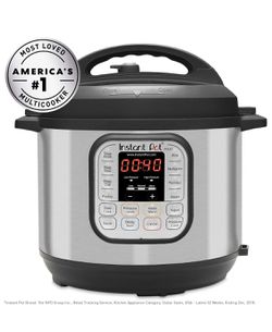 Instant Pot Duo 7-in-1 Electric Pressure Cooker, Slow Cooker, Rice Cooker, Steamer, Saute, Yogurt Maker, and Warmer, 8 Quart, 14 One-Touch Programs