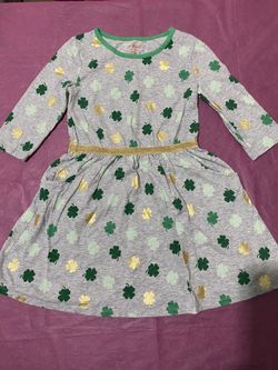 Little Girl’s Shamrock Dress