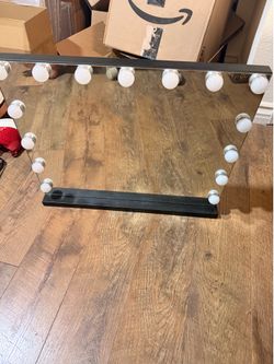 Way-fair tabletop makeup mirror