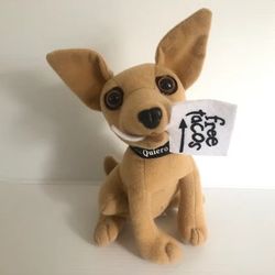 Vintage Taco Belle Chihuahua Talking Stuffed Toy