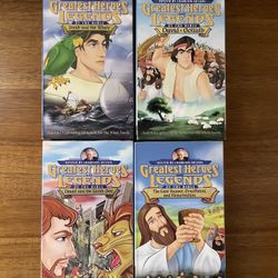 VHS Set — Great Heroes And Legends Of The Bible