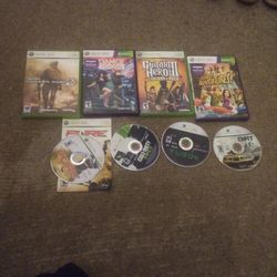 "Miscellaneous" Games Including A Few XBOX 360, PlayStation 2, PS3,XBOX Demos,And A Wii Game