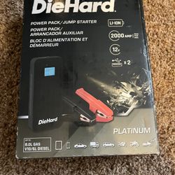 DIEHARD PLATINUM 2000 AMP JUMPER POWER STARTER 