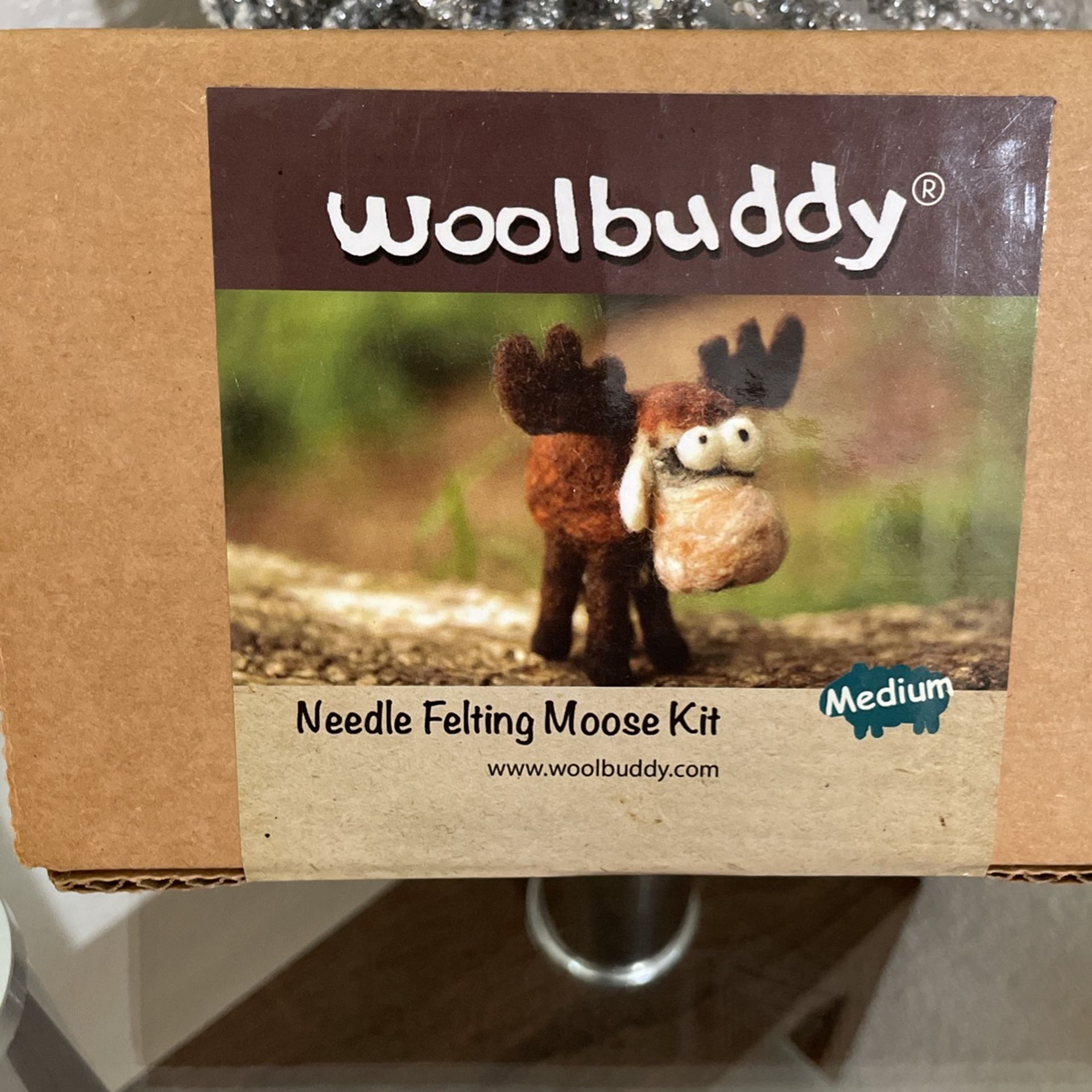 Needle Felting Moose Kit