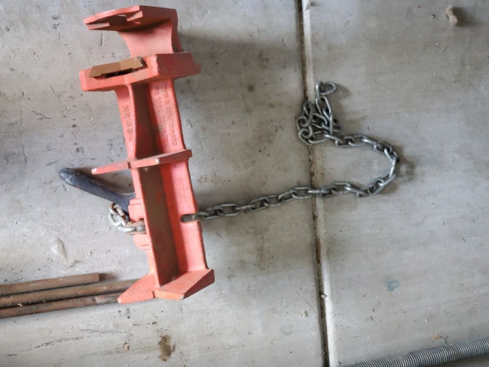 Ridgid 464 flange pipe vise