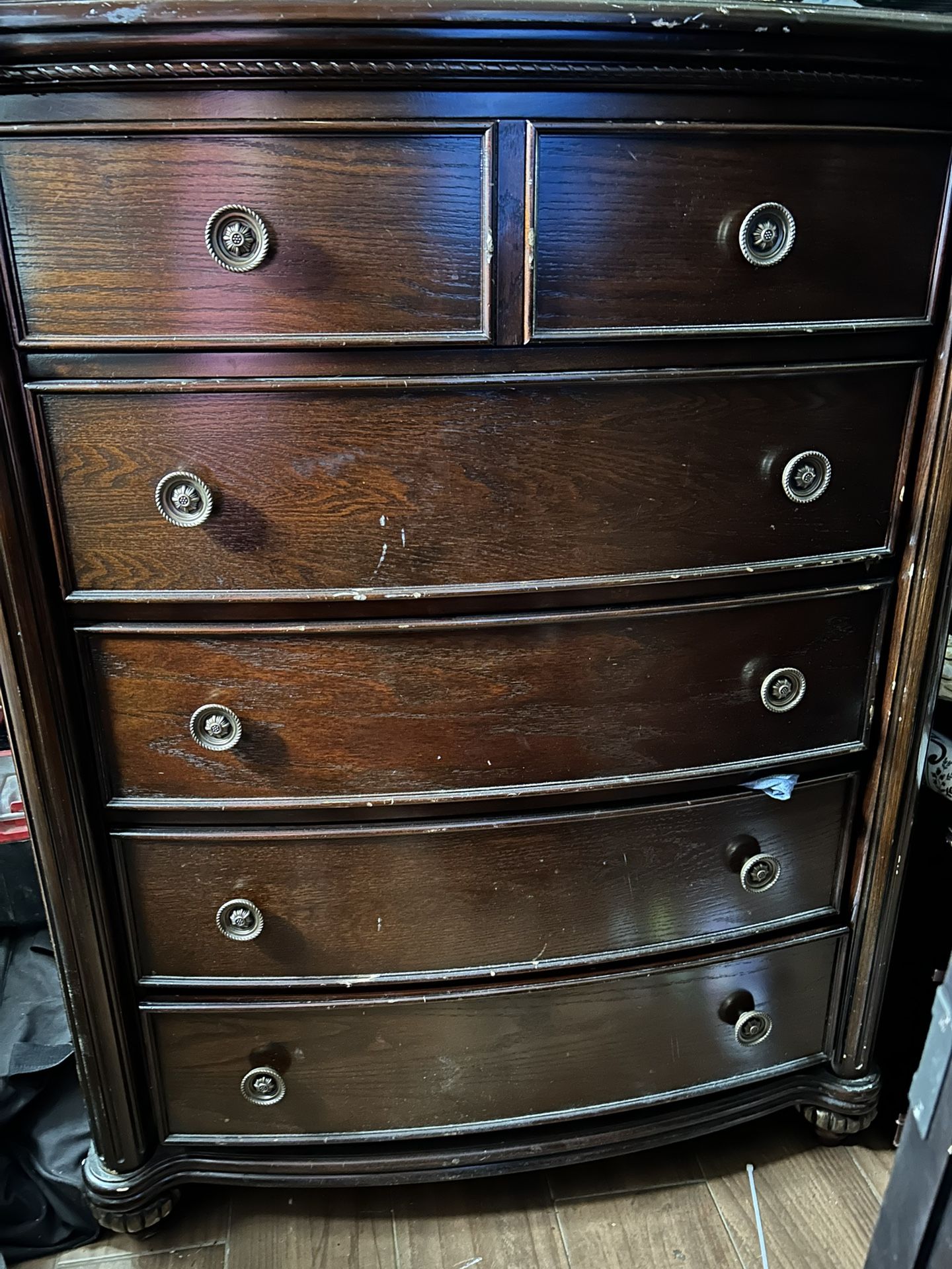 Brown Tall Dresser