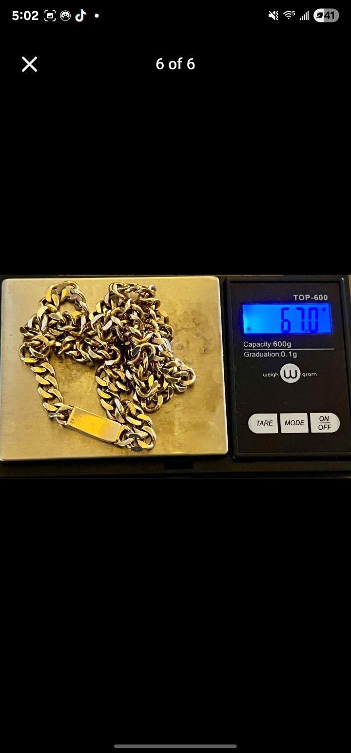 14k Gold Chain 24in