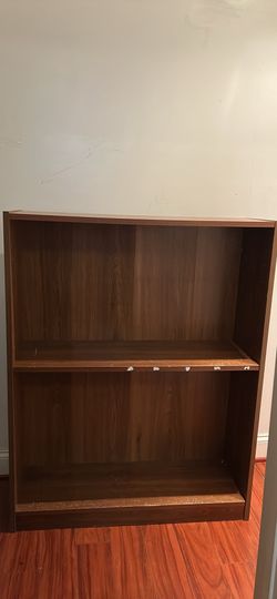 Solid wood bookshelf