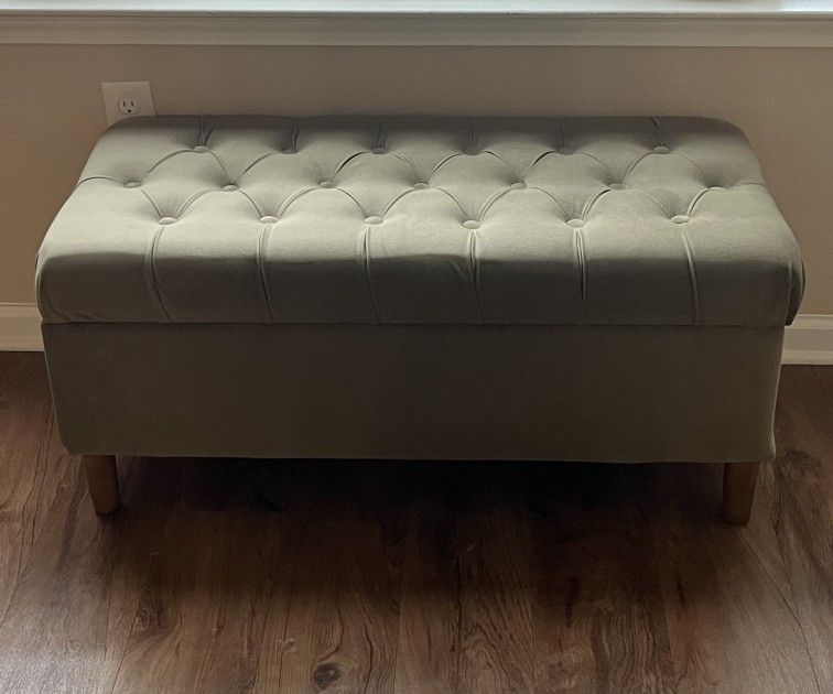 Olive Green Ottoman