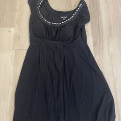 Black flow dress 
