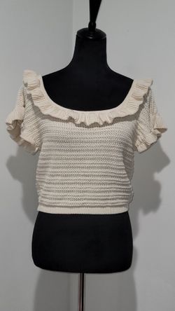 H&M Top Crochet Size Large Excellent Condition PRICE Is Firm Cash Only