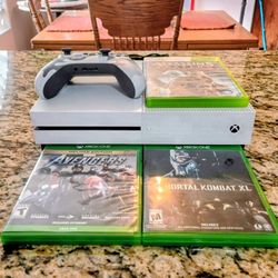 Xbox One S System Complete With Games 