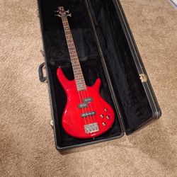 Ibanez Bass Guitar With Case