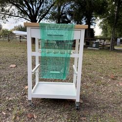 Small rolling bistro/island cart