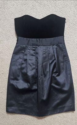 Theory Black Strapless Dress Size 4