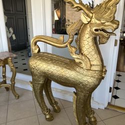 Dragon Wood Sculpture