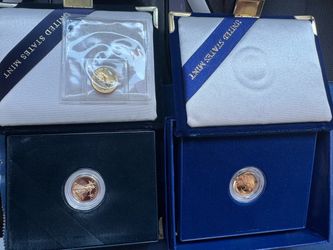 1/10 gold proof Eagles