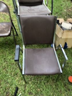 Stack chairs $5.00 Each.