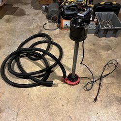 Working standing water pump