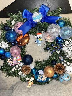 Bluey Wreath