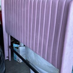 Pink Queen Bed frame 