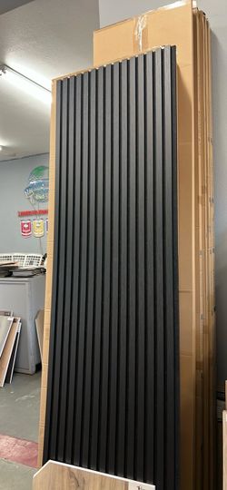 Slat acoustic wall panels