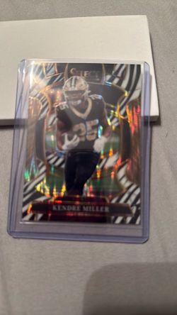 2025 Panini Select- Zebra Prizm Kendre Miller #4 SSP CASE HIT Saints N