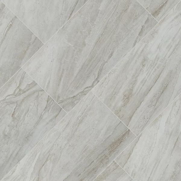 TrafficMaster Vigo Gris 12 in. x 24 in. Matte Ceramic Stone Look Floor and Wall Tile (16 sq. ft./Case