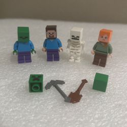 Lego Minecraft Figures And Accessories 