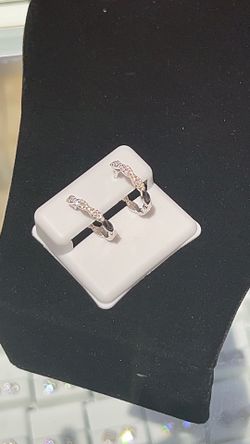 Moissanite earrings