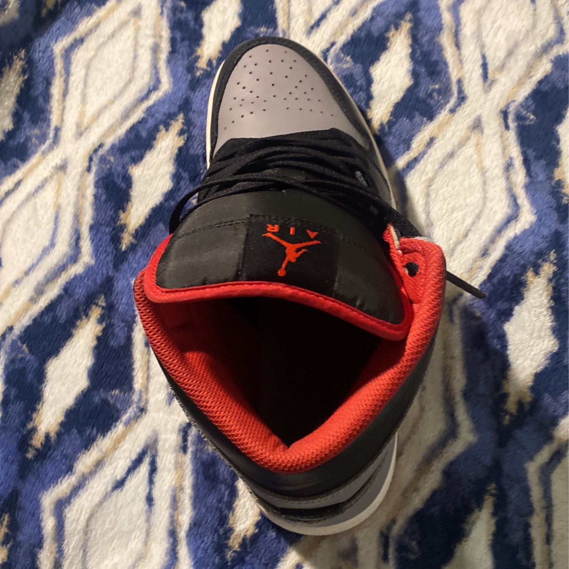 Air Jordan Mid Red Grey Fire 8/5 Mens