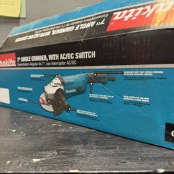 MAKITA 7” ANGLE GRINDER W/ AC/DC SWITCH